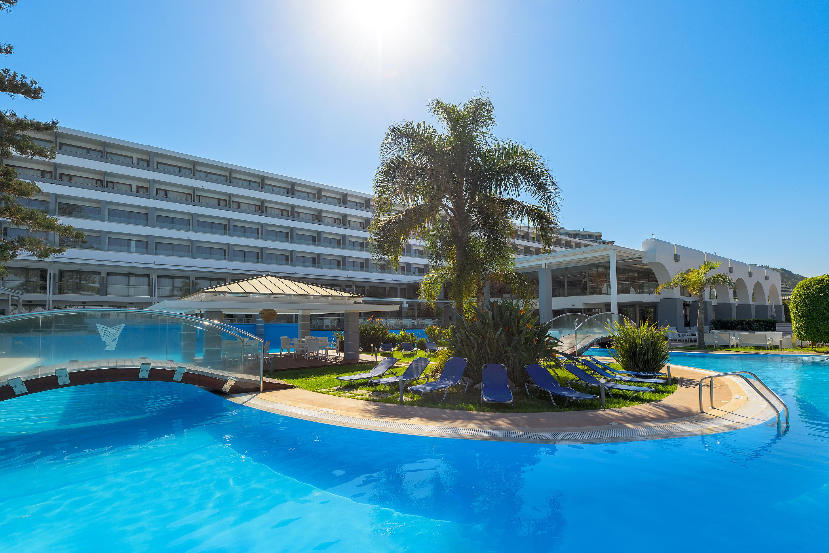 Oceanis Beach Hotel Ixia  Ngoại thất bức ảnh