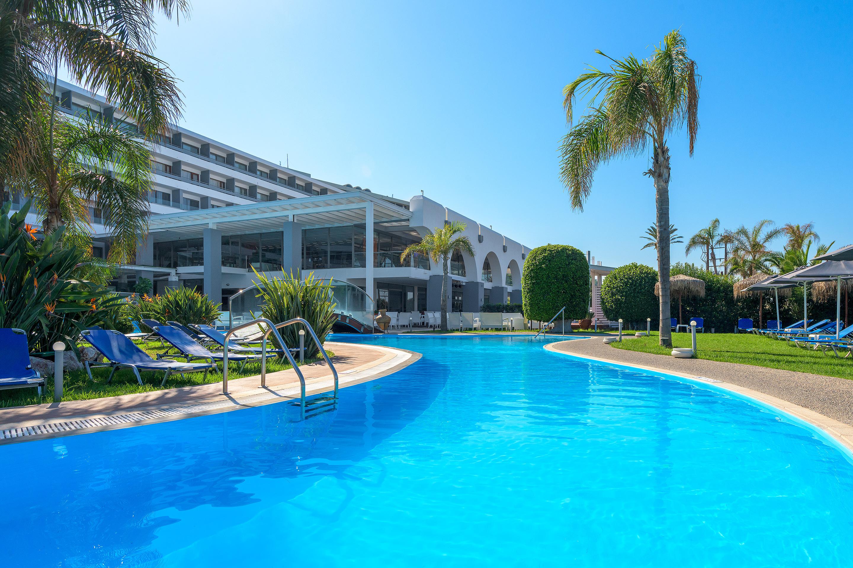 Oceanis Beach Hotel Ixia  Ngoại thất bức ảnh