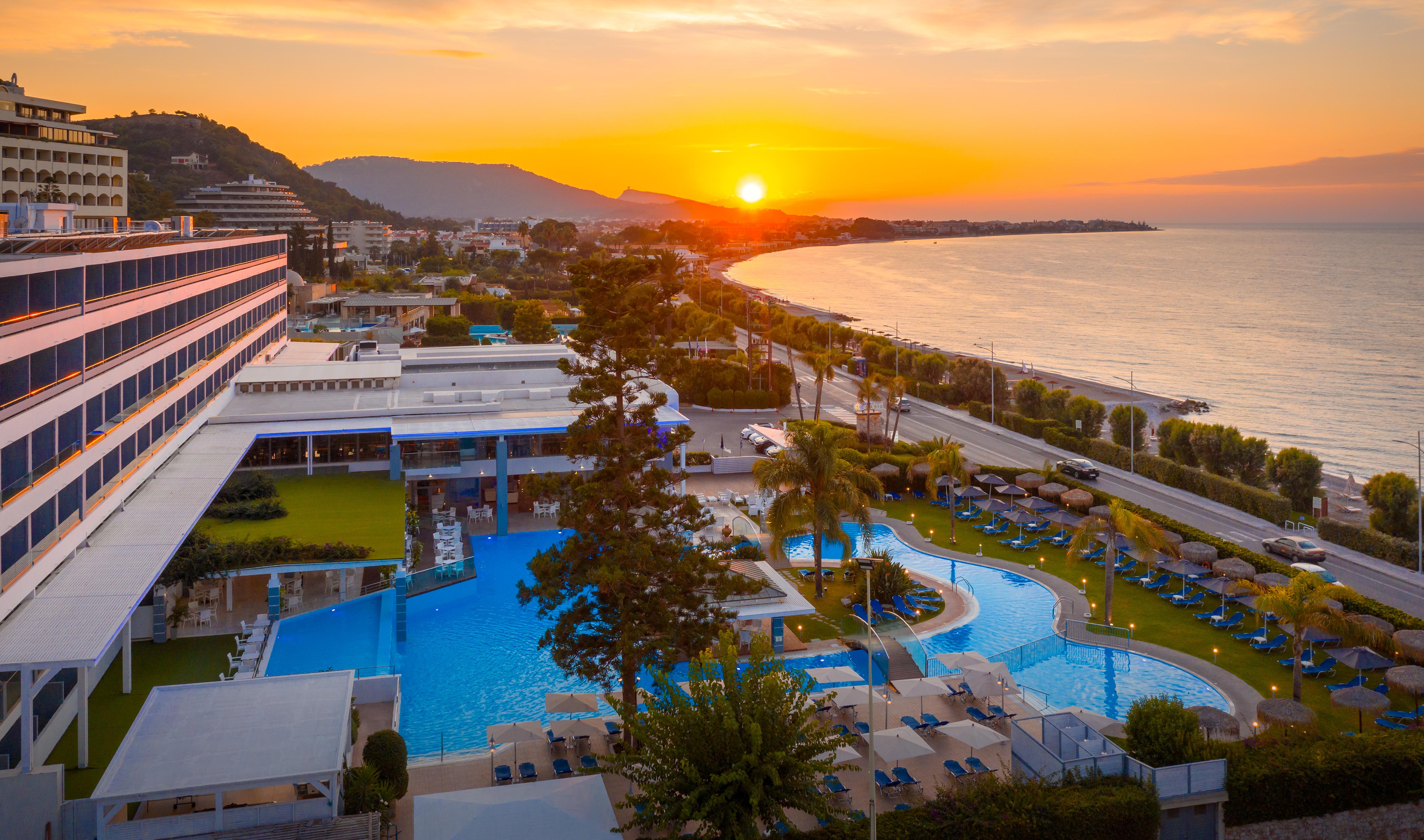 Oceanis Beach Hotel Ixia  Ngoại thất bức ảnh